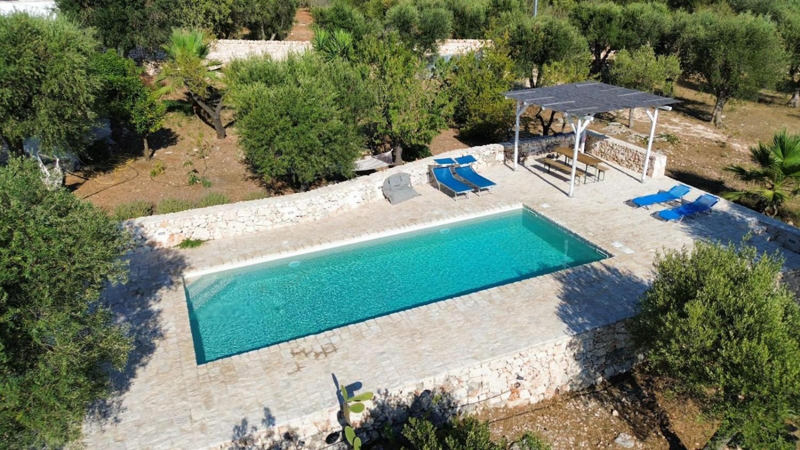 Casa Giuliveto - Charmantes Ferienhaus Mit Privatpool In Olivenhain Ostuni Extérieur photo